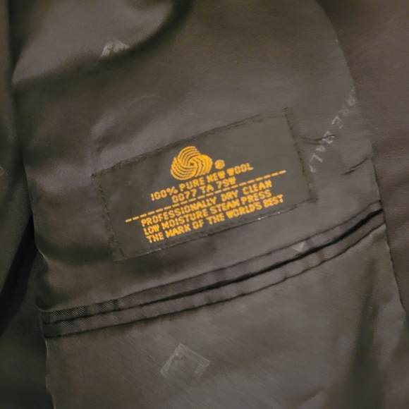 VINTAGE PIERRE BALMAIN PARIS DOUBLE BREASTED TUXEDO JACKET BLAZER - Picture 8 of 11